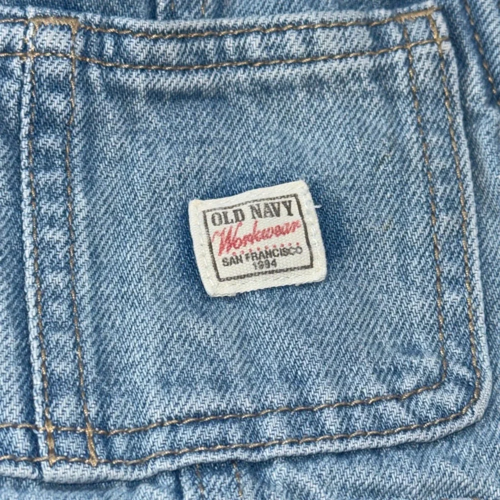 Old Navy‎ Workwear Baby 100% Cotton Denim Overalls Unisex BUNDLE 6-12M & 12-18M